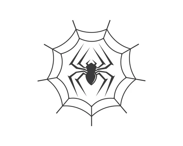 Vector de logotipo de icono de araña — Archivo Imágenes Vectoriales