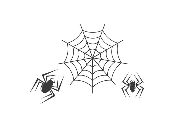 Vector de logotipo de icono de araña — Archivo Imágenes Vectoriales