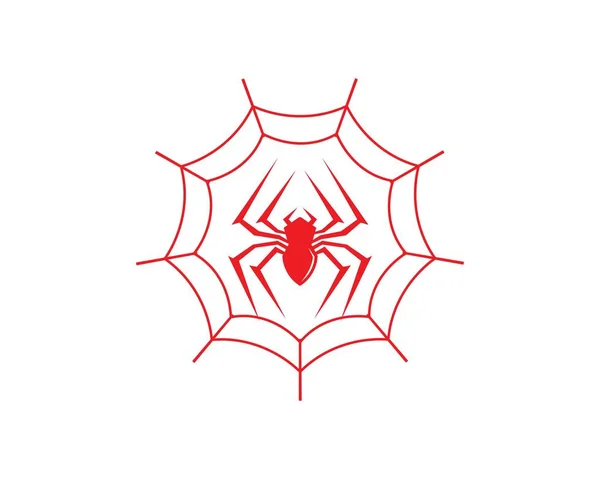 Vetor do logotipo do ícone da aranha — Vetor de Stock