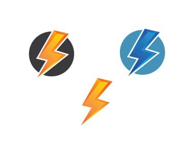 flaş gücü gök gürültüsü illüstrasyon vektörü