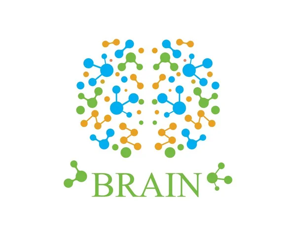 Brain Logo vector icoon Sjabloon illustratie — Stockvector