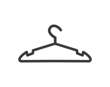 askı logo simgesi illüstrasyon vektör