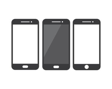 handphone logo simgesi vektör illüstrasyon tasarımı