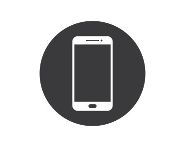 handphone logo simgesi vektör illüstrasyon tasarımı