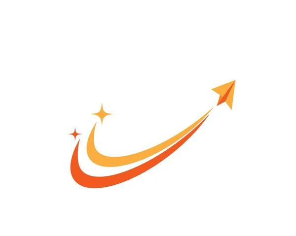 Faster speed logo icon vector illustration — Stock Vector