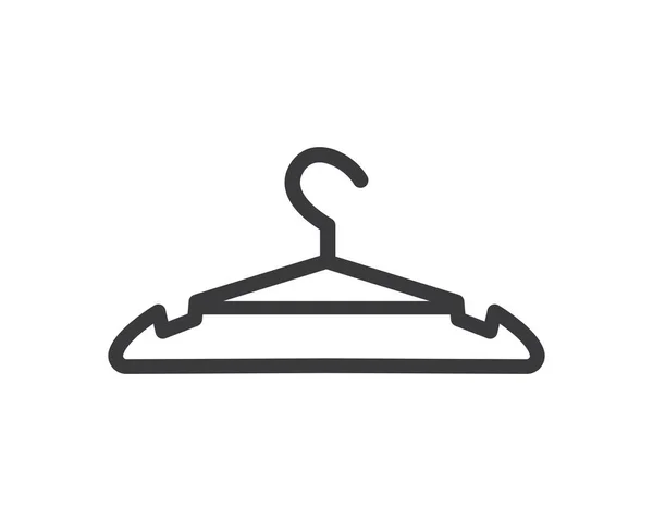 Askı logosu simgesi vektör illüstrasyon tasarımı — Stok Vektör