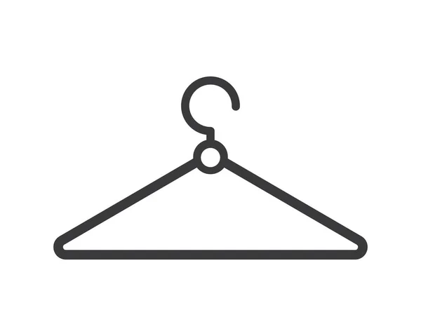 Hanger logo pictogram vector illustratie ontwerp — Stockvector