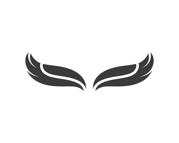 Flügel Logo Symbol Symbol Vektor Illustration — Stockvektor
