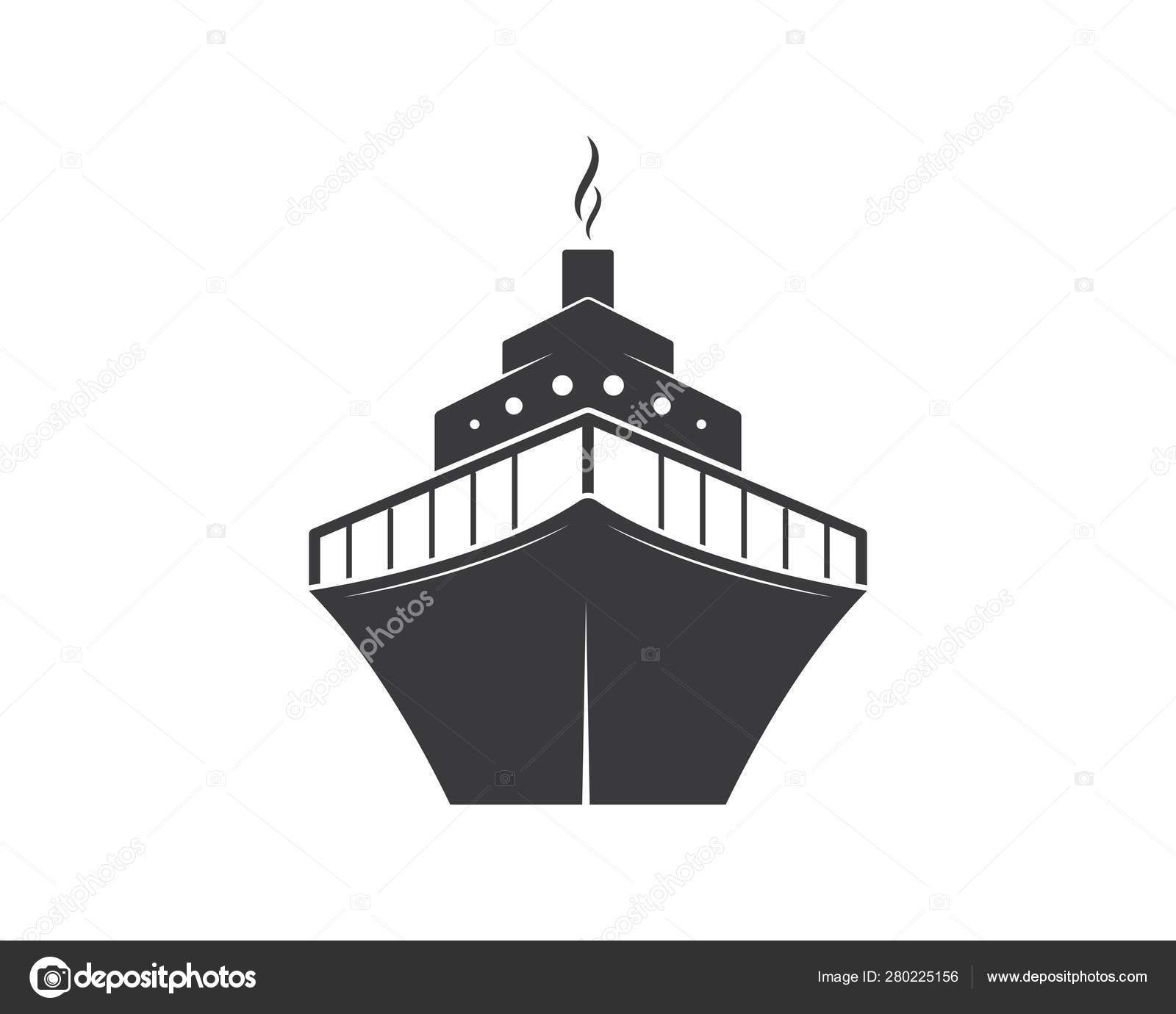 Cruise ship Logo Template vector icon illustration Stock Vector by  ©sangidan 280225156, image size:1600x1380