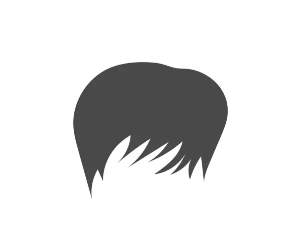 Homme élément de coiffure icône vectoriel illustration — Image vectorielle