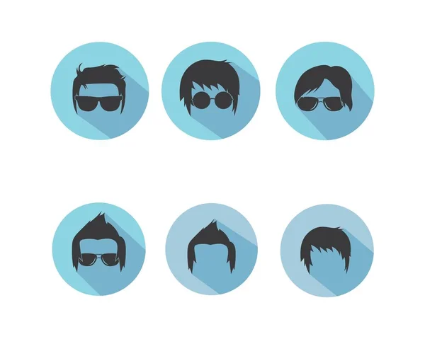 Man hairstyle element icon vector illustration — Stock Vector