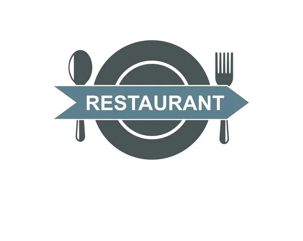 Restaurant Symbol Logo Vektor Illustration Design — Stockvektor