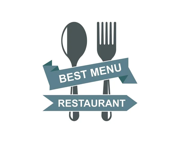 Icône restaurant logo vectoriel illustration design — Image vectorielle