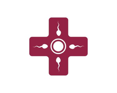 sperm icon logo vector illustration design clipart