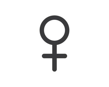 cinsiyet simgesi logo vektör illüstrasyon
