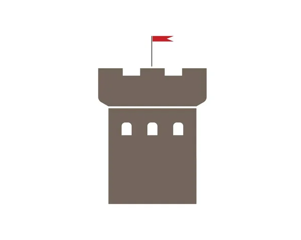 castle logo icon vector illustration design