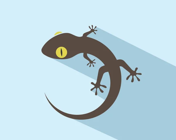 Gecko logo vector icon illustration — Stock Vector