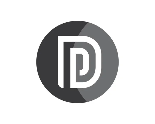 DP symbol loga ikona obrázek vektor — Stockový vektor