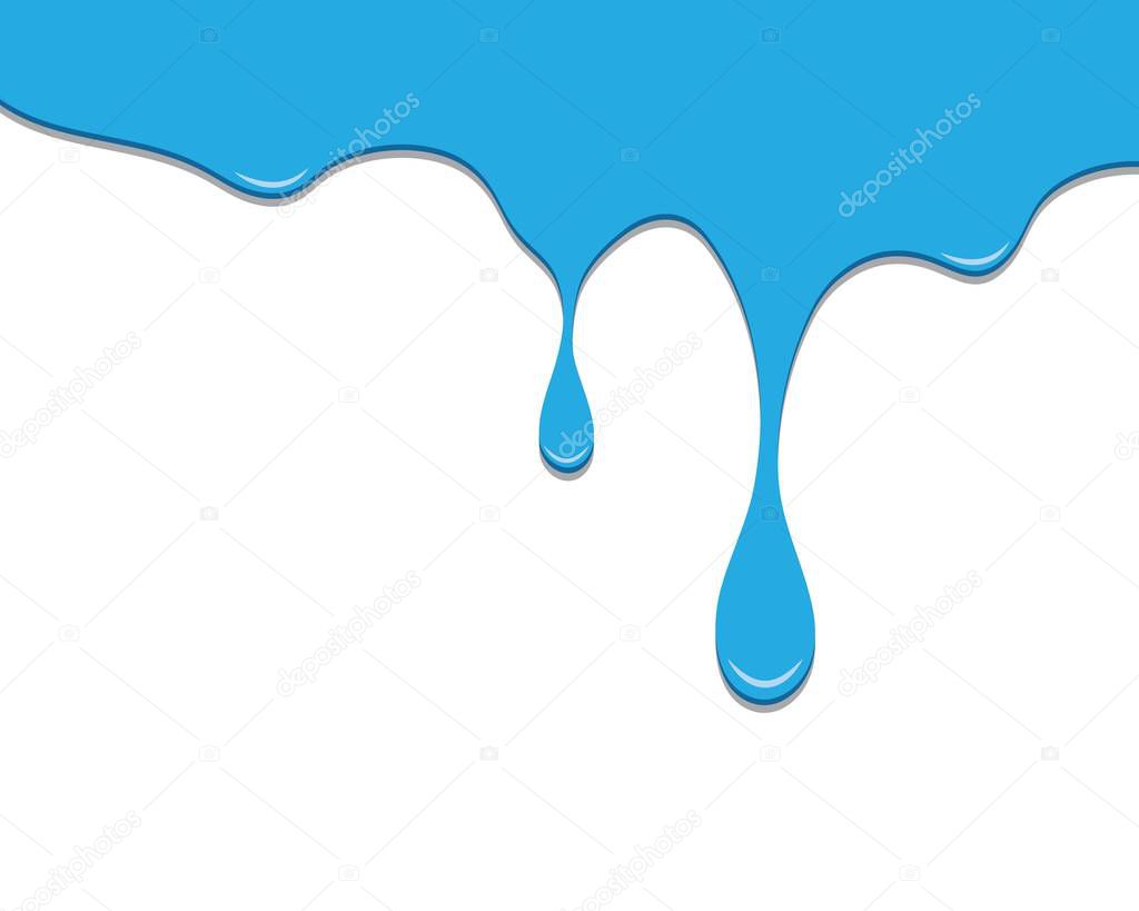 dropping paint vector illustration background