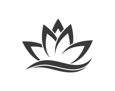 Beauty Vector Lotus flowers design logo Template clipart