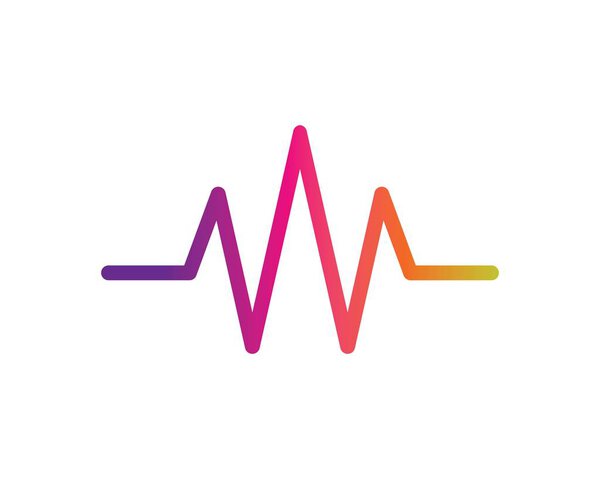 иконка вектора логотипа музыки, эквайзера и звукового эффекта
 