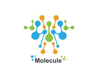 vektör illüstrasyon tasarım moleküler