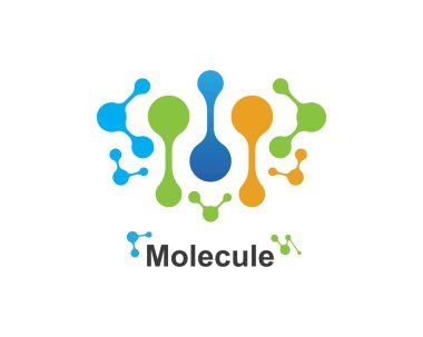 vektör illüstrasyon tasarım moleküler