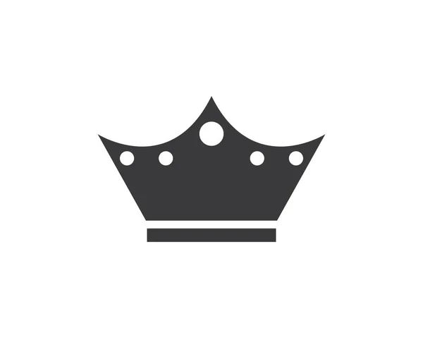 Royal crown logo icon vector illustration — Stock Vector