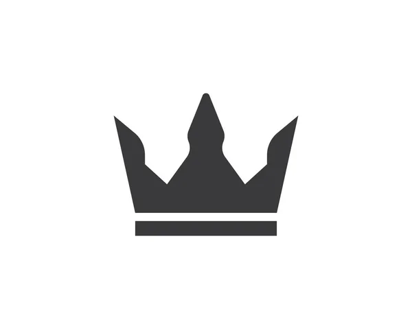 Royal crown logo icon vector illustration — Stock Vector
