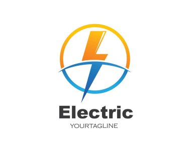 flaş gücü gök gürültüsü illüstrasyon vektörü