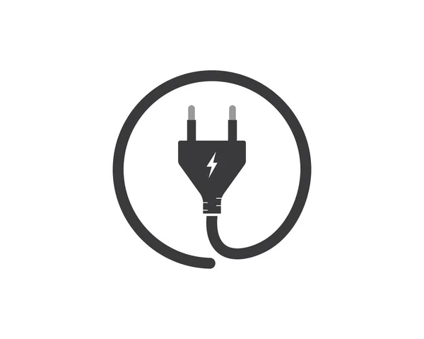 Elektrische socket plug vector, illustratie — Stockvector