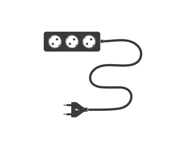 electric socket plug vector,illustration