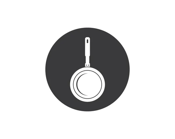 Icona del logo pan di cottura e vettore kithen — Vettoriale Stock