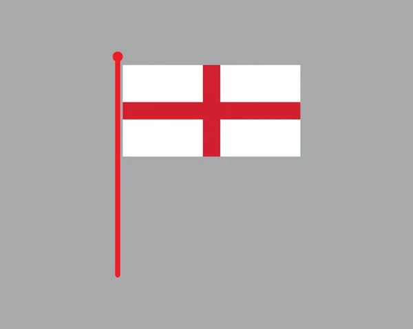 Inglaterra, bandera británica icono logo vector — Vector de stock