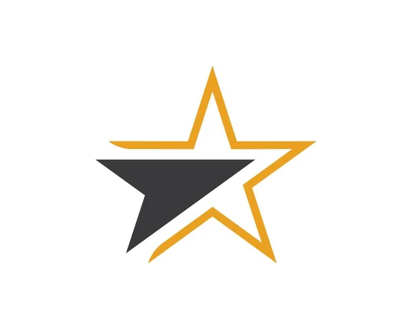 Star Logo Plantilla vector icono ilustración — Archivo Imágenes Vectoriales