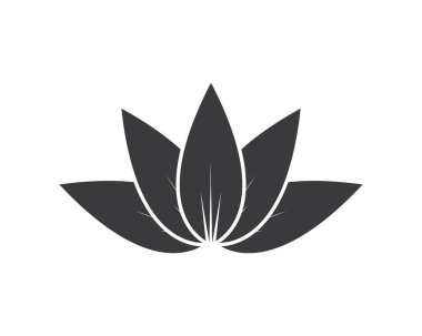  Lotus çiçekleri vektör tasarım logosu Şablon 