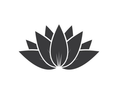  Lotus çiçekleri vektör tasarım logosu Şablon 