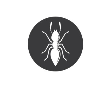 Karınca simgesi vektör illüstrasyon tasarımı