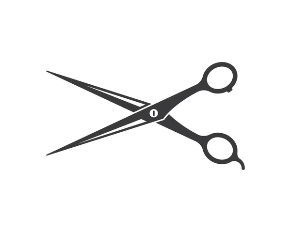 Schere Symbol Logo Vektor Illustration — Stockvektor