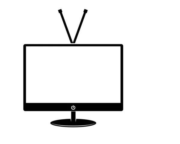 Ikona ilustracja logo telewizja wektor — Wektor stockowy