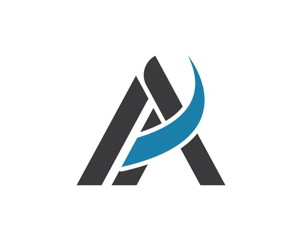 Een Letter Logo Business Template Vector — Stockvector