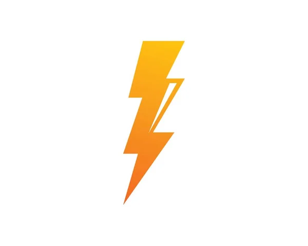 Flash thunder bolt illustration vector — Stock Vector