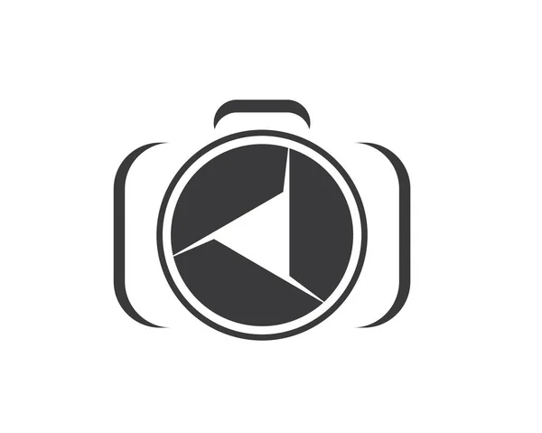 Disegno illustrazione vettoriale icona della fotocamera — Vettoriale Stock