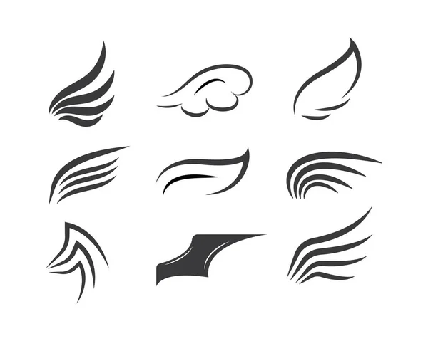 Logo ali simbolo icona vettoriale illustrazione — Vettoriale Stock