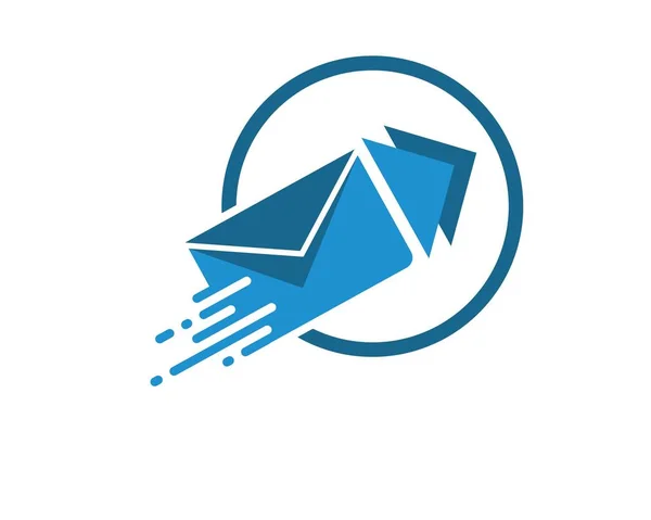 Icono de correo Vector Ilustración Diseño — Vector de stock