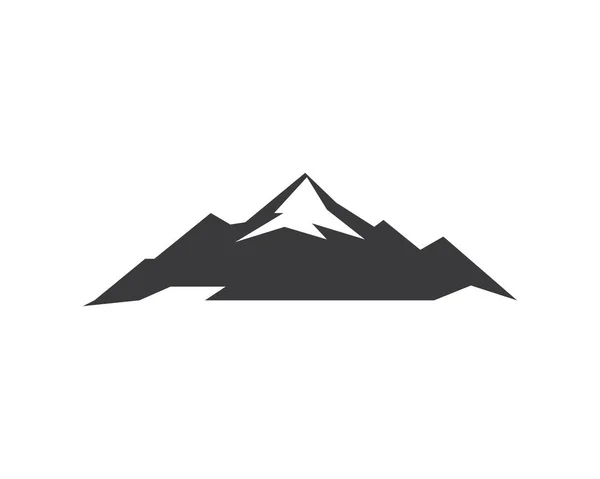 Ikona vysoké hory vektorový návrh ilustrace — Stockový vektor