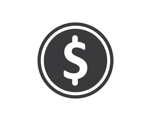 Geld Vektor Symbol Abbildung — Stockvektor
