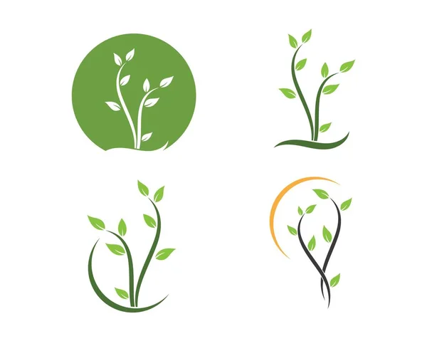 Plant pictogram logo vector illustratie ontwerp — Stockvector