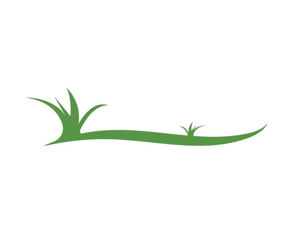 Modèle d'illustration vectorielle d'herbe — Image vectorielle