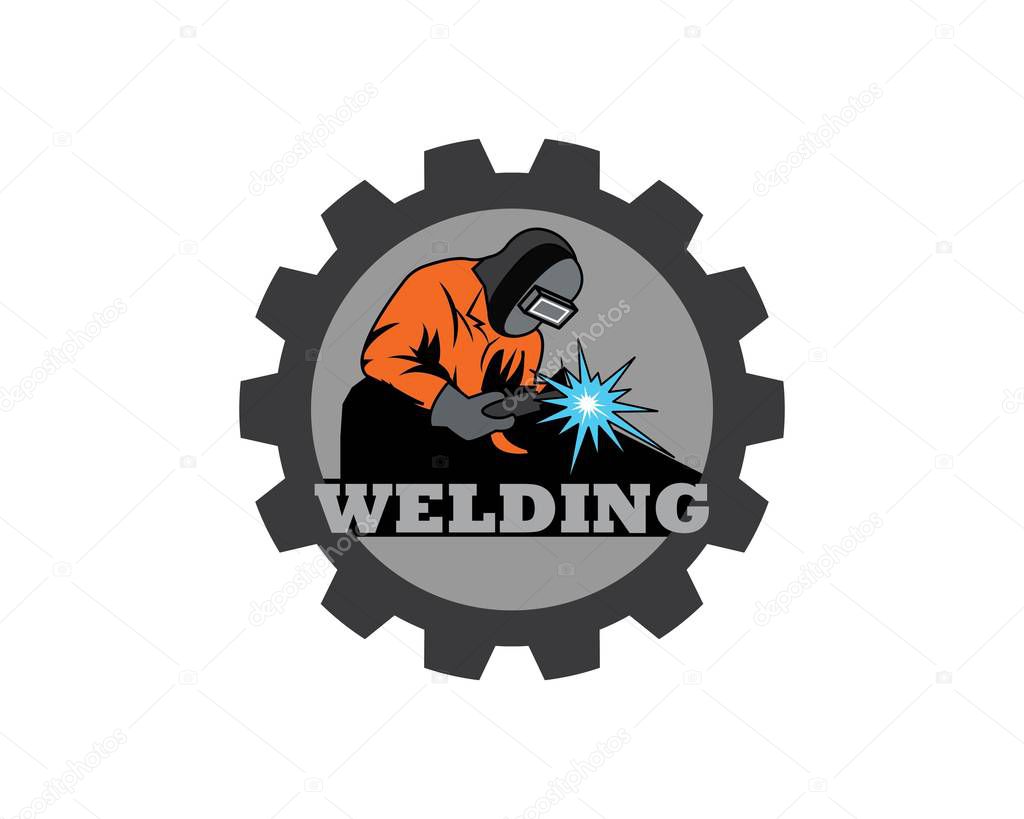 Welding icon vetor illustration design template